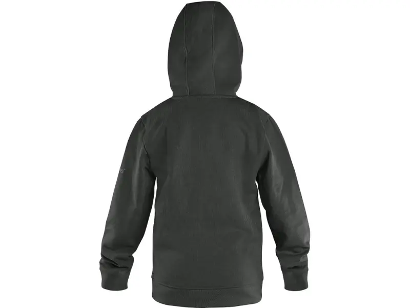 Mikina s kapucí CXS ARYN, dětská, černá, vel. 120